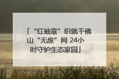 “红袖章”织就千佛山“无废”网 24小时守护生态家园