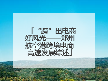 “跨”出电商好风光——郑州航空港跨境电商高速发展综述
