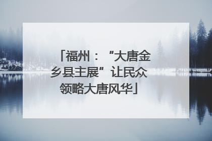 福州：“大唐金乡县主展”让民众领略大唐风华