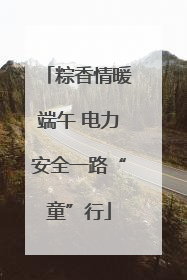 粽香情暖端午 电力安全一路“童”行