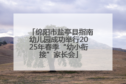 绵阳市盐亭县指南幼儿园成功举行2025年春季“幼小衔接”家长会