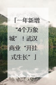 一年新增“4个万象城”！武汉商业“开挂式生长”