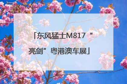 东风猛士M817“亮剑”粤港澳车展
