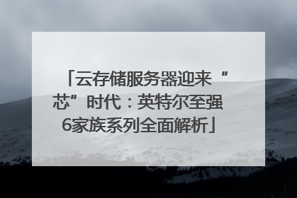 云存储服务器迎来“芯”时代：英特尔至强6家族系列全面解析