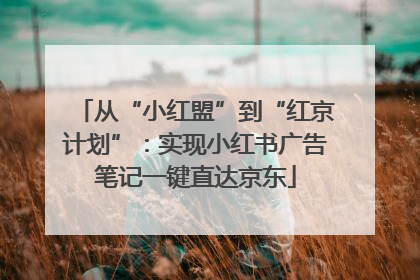 从“小红盟”到“红京计划”：实现小红书广告笔记一键直达京东
