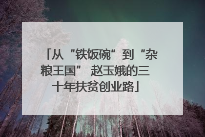 从“铁饭碗”到“杂粮王国” 赵玉娥的三十年扶贫创业路