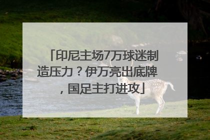 印尼主场7万球迷制造压力？伊万亮出底牌，国足主打进攻