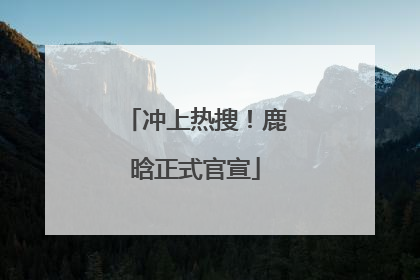 冲上热搜！鹿晗正式官宣