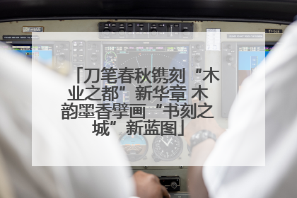 刀笔春秋镌刻“木业之都”新华章 木韵墨香擘画“书刻之城”新蓝图