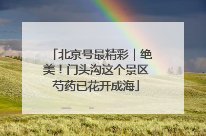 北京号最精彩｜绝美！门头沟这个景区芍药已花开成海
