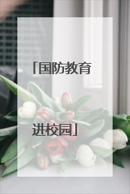 国防教育进校园