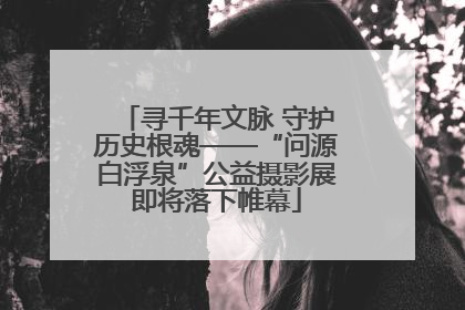 寻千年文脉 守护历史根魂——“问源白浮泉”公益摄影展即将落下帷幕