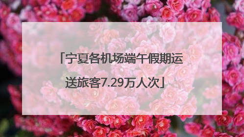 宁夏各机场端午假期运送旅客7.29万人次