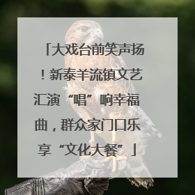 大戏台前笑声扬！新泰羊流镇文艺汇演“唱”响幸福曲，群众家门口乐享“文化大餐”