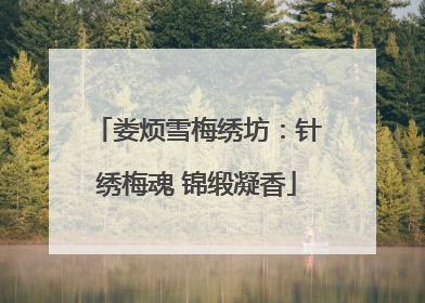 娄烦雪梅绣坊：针绣梅魂 锦缎凝香