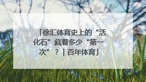 徐汇体育史上的“活化石”藏着多少“第一次”？｜百年体育