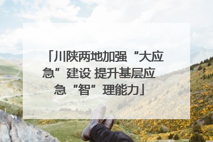 川陕两地加强“大应急”建设 提升基层应急“智”理能力