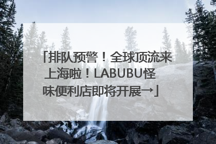 排队预警！全球顶流来上海啦！LABUBU怪味便利店即将开展→