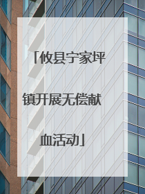 攸县宁家坪镇开展无偿献血活动