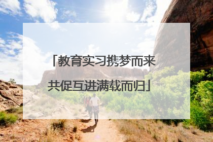 教育实习携梦而来 共促互进满载而归