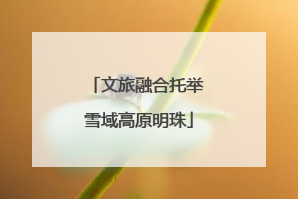文旅融合托举雪域高原明珠