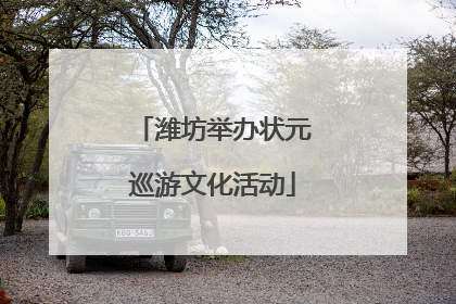 潍坊举办状元巡游文化活动