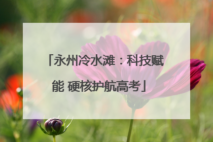 永州冷水滩：科技赋能 硬核护航高考