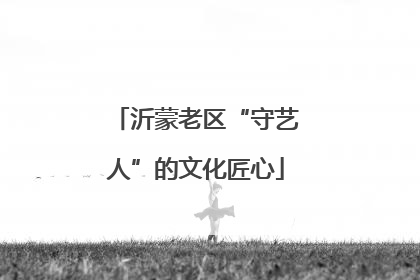 沂蒙老区“守艺人”的文化匠心