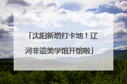 沈阳新增打卡地！辽河非遗美学馆开馆啦