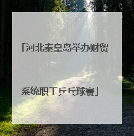 河北秦皇岛举办财贸系统职工乒乓球赛