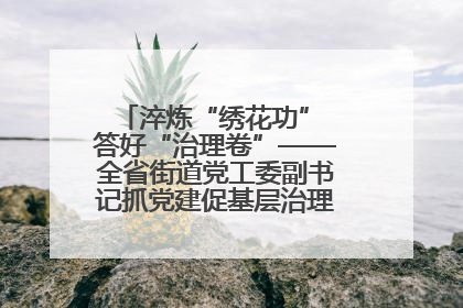 淬炼“绣花功” 答好“治理卷”——全省街道党工委副书记抓党建促基层治理培训示范班侧记
