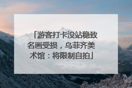 游客打卡没站稳致名画受损，乌菲齐美术馆：将限制自拍