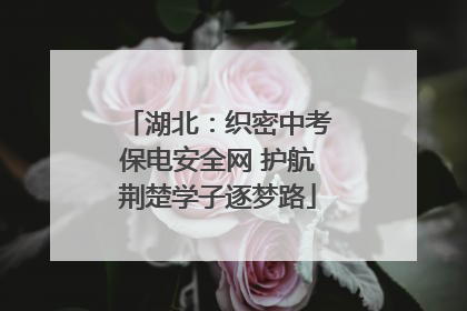 湖北：织密中考保电安全网 护航荆楚学子逐梦路