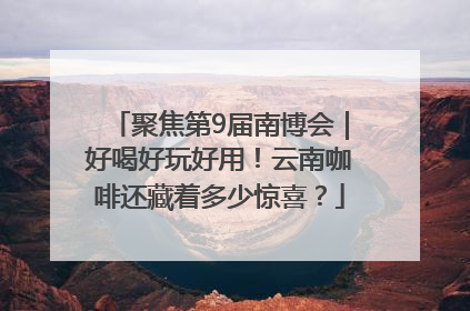 聚焦第9届南博会｜好喝好玩好用！云南咖啡还藏着多少惊喜？