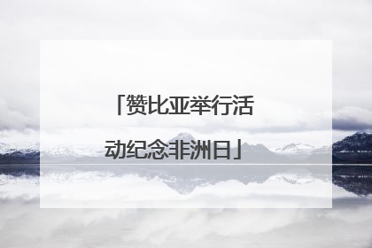 赞比亚举行活动纪念非洲日