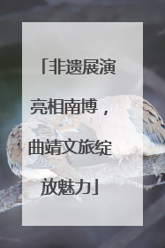 非遗展演亮相南博，曲靖文旅绽放魅力