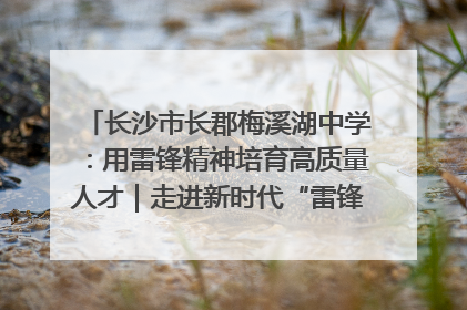 长沙市长郡梅溪湖中学：用雷锋精神培育高质量人才｜走进新时代“雷锋传人 长沙榜样”