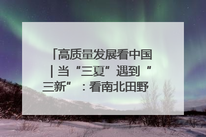 高质量发展看中国｜当“三夏”遇到“三新”：看南北田野里的科技共生记