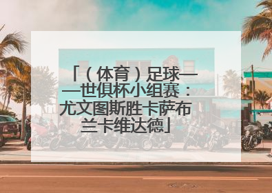 （体育）足球——世俱杯小组赛：尤文图斯胜卡萨布兰卡维达德