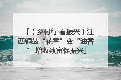 （乡村行·看振兴）江西铜鼓“花香”变“油香” 增收致富促振兴
