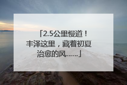 2.5公里慢道！丰泽这里，藏着初夏治愈的风……