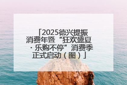 2025德兴提振消费年暨“狂欢盛夏・乐购不停”消费季正式启动（图）